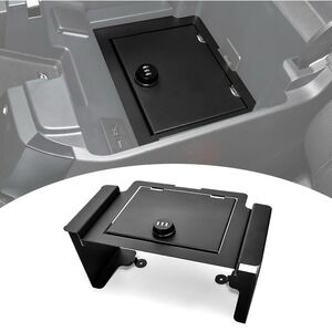 Center Console Gun Safe for 2023-2025 Silverado Sierra Keyless Lock Box Vault